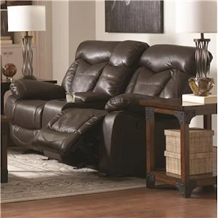 Reclining Love Seat with Cup Holders